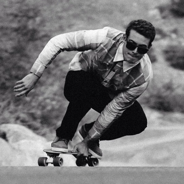 Sunglasses and Skateboard